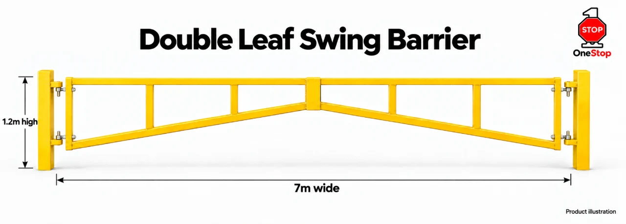 Double Leaf Swing Barrier