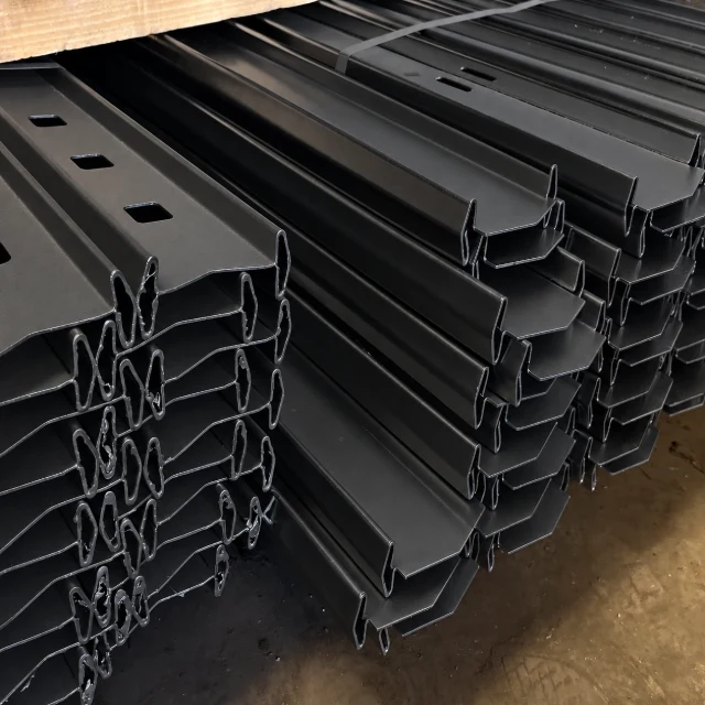 Scorpio Dig-In Post - 1.8m - Galvanised & PPC Black RAL 9005