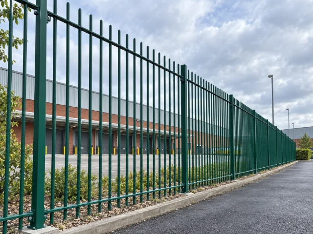 Vertical Bar Railing 2.0m x 2.4m High - Galvanised & PPC