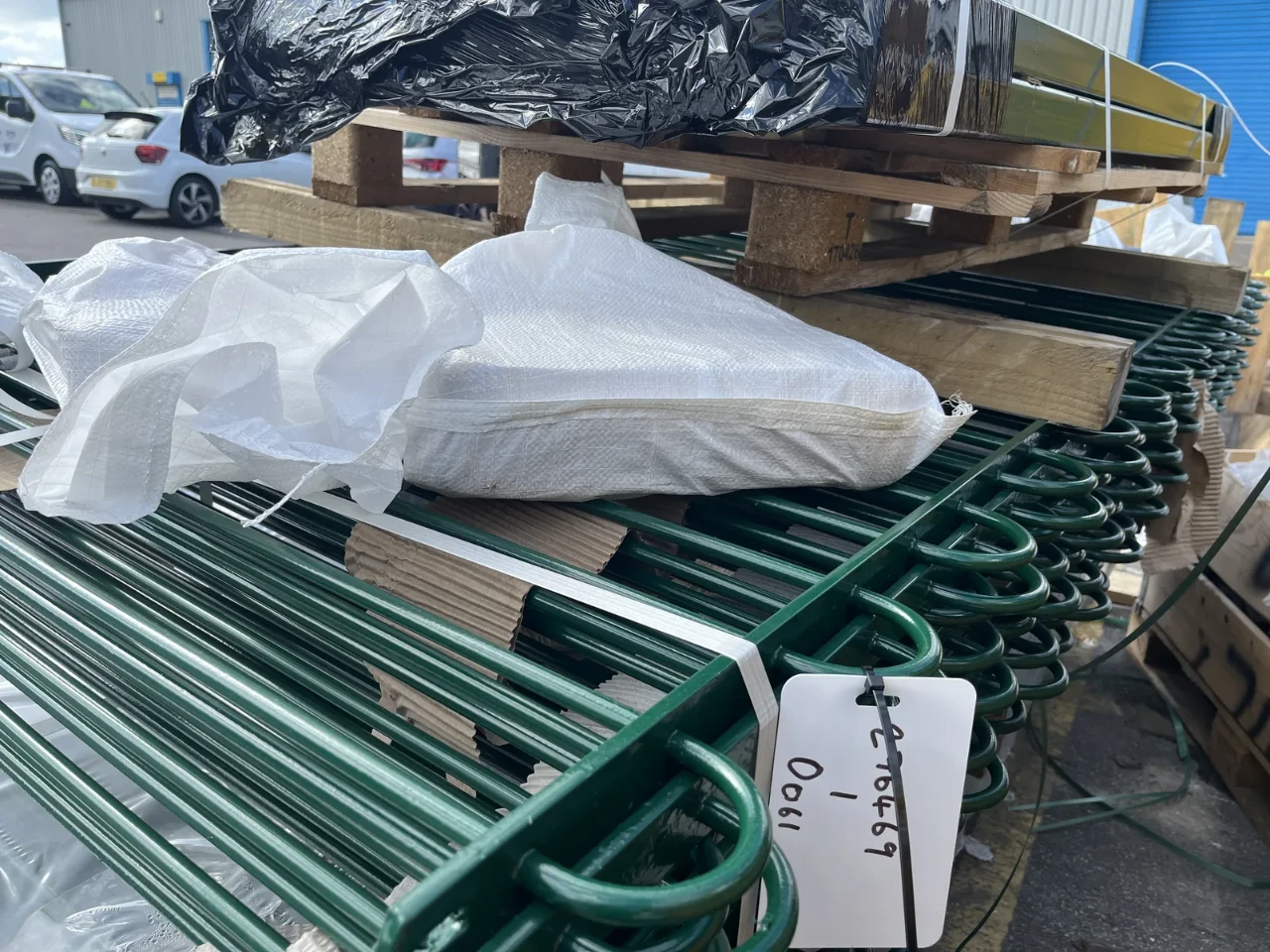 Bow Top Railing 2.0m x 1.0m High - Galvanised & PPC