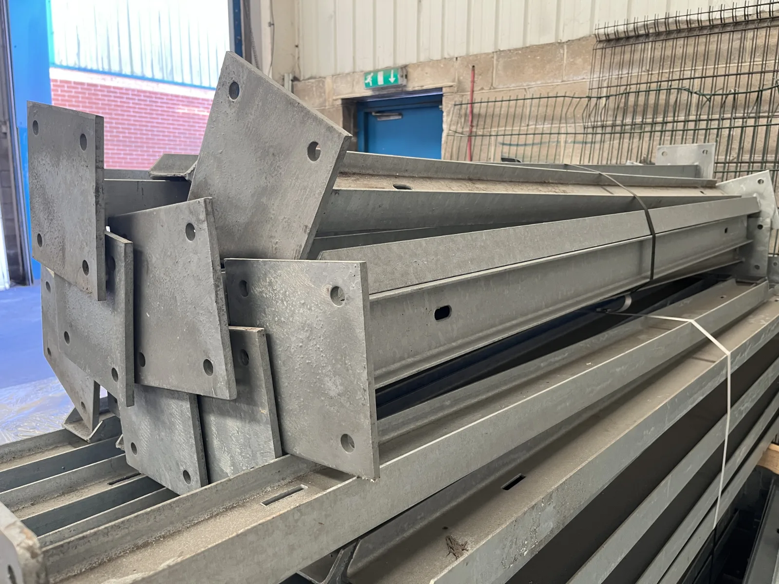 Traditional Bolt-Down RSJ Post - 2.0m - Galvanised